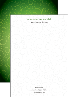 creer modele en ligne flyers vert vignette fonce MIF62160