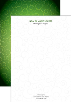 personnaliser modele de affiche vert vignette fonce MIF62164