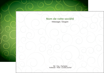 creation graphique en ligne flyers vert vignette fonce MIF62182
