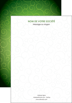 personnaliser modele de affiche vert vignette fonce MIF62200