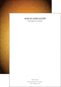 personnaliser maquette flyers bijouterie dore abstrait abstraction MLIG62212
