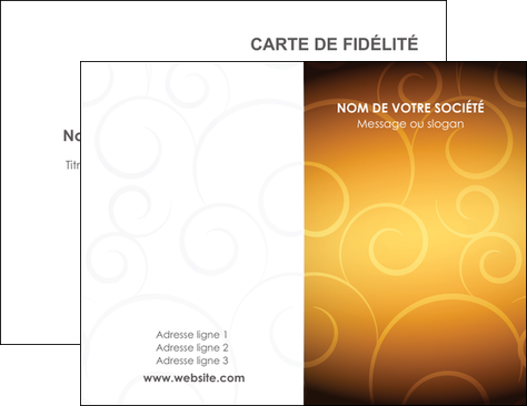 imprimer carte de visite bijouterie dore abstrait abstraction MLGI62220