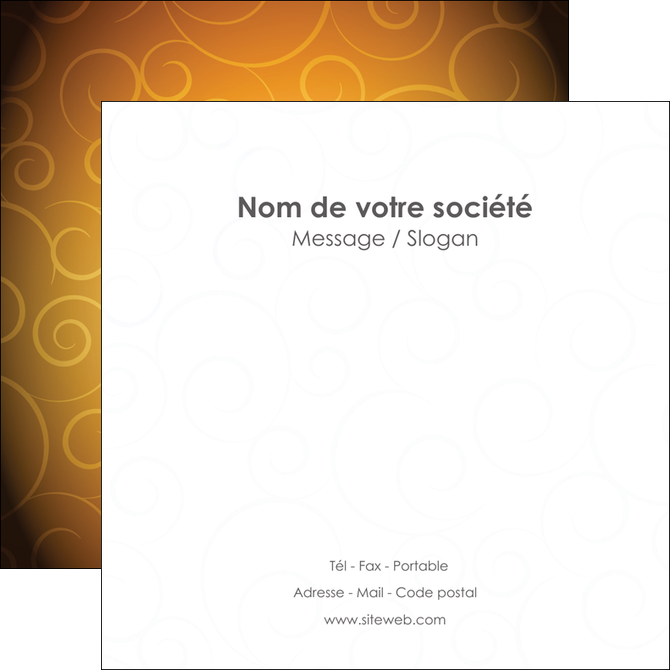 modele en ligne flyers bijouterie dore abstrait abstraction MLGI62242
