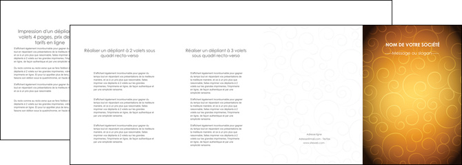 creer modele en ligne depliant 4 volets  8 pages  bijouterie dore abstrait abstraction MLGI62254