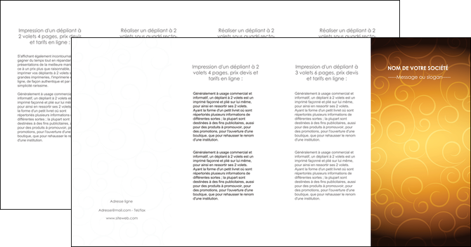 exemple depliant 4 volets  8 pages  bijouterie dore abstrait abstraction MLGI62258