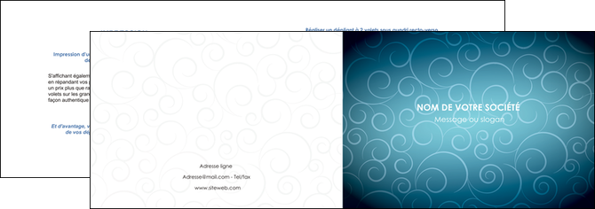 creer modele en ligne depliant 2 volets  4 pages  abstrait arabique design MIDBE62278