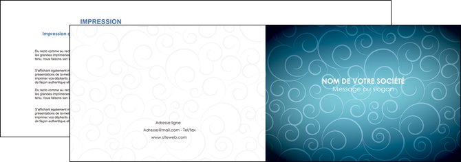 imprimer depliant 2 volets  4 pages  abstrait arabique design MIDBE62280