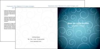 imprimerie depliant 2 volets  4 pages  abstrait arabique design MFLUOO62292