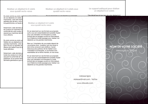 impression depliant 3 volets  6 pages  abstrait arabique design MFLUOO62340