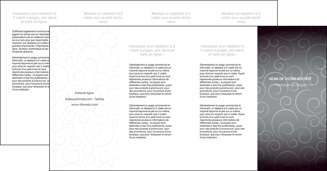 realiser depliant 4 volets  8 pages  abstrait arabique design MFLUOO62362