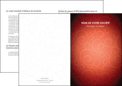maquette en ligne a personnaliser depliant 2 volets  4 pages  rouge couleur couleurs MFLUOO62382