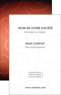 faire carte de visite rouge couleur couleurs MFLUOO62386