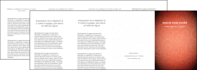 modele depliant 4 volets  8 pages  rouge couleur couleurs MFLUOO62424