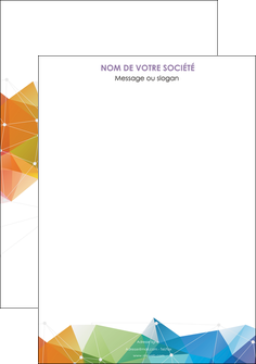 exemple affiche graphisme arc en ciel bleu abstrait MFLUOO62436