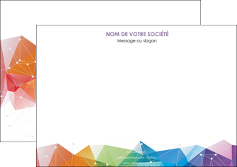 impression affiche graphisme arc en ciel bleu abstrait MFLUOO62452
