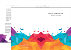 creation graphique en ligne depliant 2 volets  4 pages  couleur couleurs colore MLGI62746