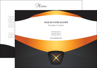 realiser set de table web design noir simple professionnel MLIG63568