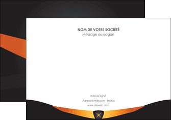 faire affiche web design noir simple professionnel MLIG63592