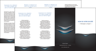 faire modele a imprimer depliant 4 volets  8 pages  gris gris fonce mat MLIGCH63666
