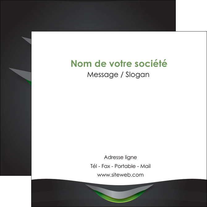 impression flyers gris fond metallise MIDBE63758