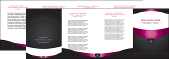 exemple depliant 4 volets  8 pages  gris gris fonce mat MIF63870
