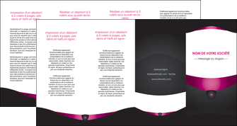 imprimerie depliant 4 volets  8 pages  gris gris fonce mat MIF63874