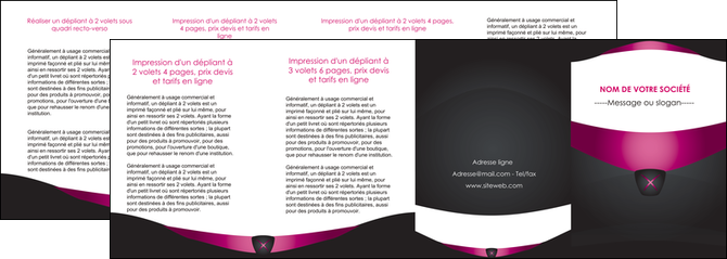 modele depliant 4 volets  8 pages  gris gris fonce mat MIDBE63876