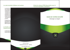creer modele en ligne depliant 2 volets  4 pages  gris vert fond MFLUOO64008