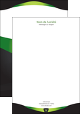 personnaliser modele de tete de lettre gris vert fond MLGI64034