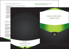 cree depliant 2 volets  4 pages  gris vert fond MFLUOO64042