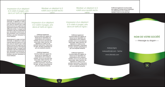 impression depliant 4 volets  8 pages  gris vert fond MFLUOO64048