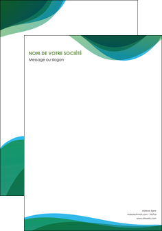 modele affiche vert bleu couleurs froides MLGI64166