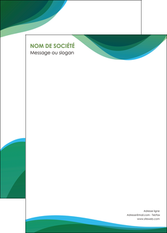 cree affiche vert bleu couleurs froides MLGI64208