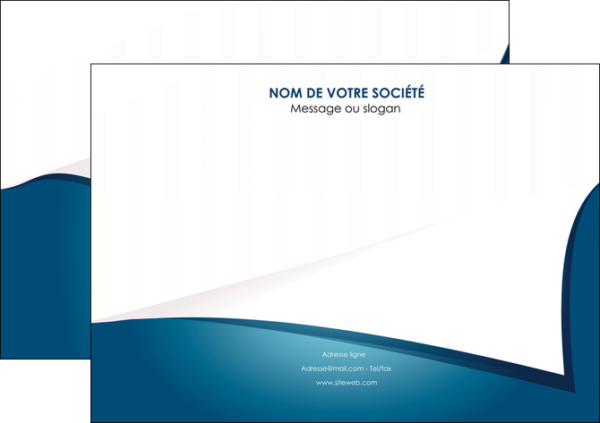 creer modele en ligne affiche bleu fond  bleu couleurs froides MFLUOO64258