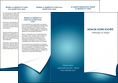 cree depliant 3 volets  6 pages  bleu fond  bleu couleurs froides MLGI64262