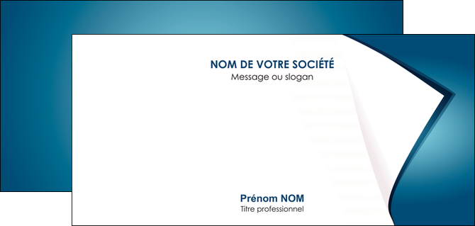 exemple carte de correspondance bleu fond  bleu couleurs froides MFLUOO64274