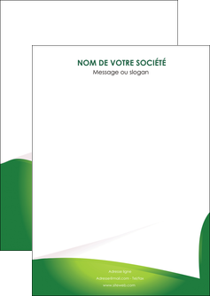 faire flyers vert fond vert abstrait MLIGCH64344