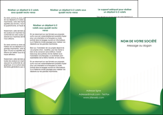 maquette en ligne a personnaliser depliant 3 volets  6 pages  vert fond vert abstrait MLIGCH64366