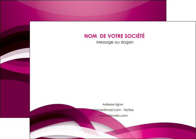 imprimer flyers violet violet fonce couleur MFLUOO64542