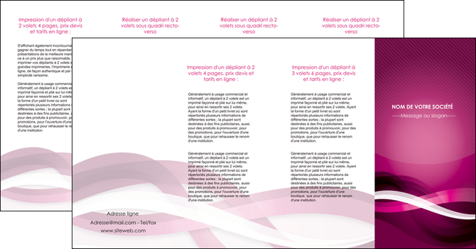 cree depliant 4 volets  8 pages  violet violet fonce couleur MFLUOO64562