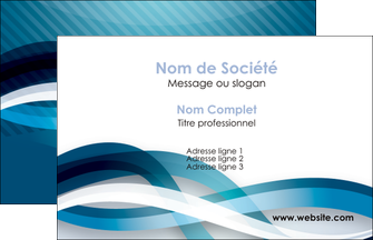 creation graphique en ligne carte de visite web design bleu fond bleu couleurs froides MIDLU64680