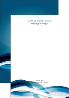 exemple flyers web design bleu fond bleu couleurs froides MIDLU64682