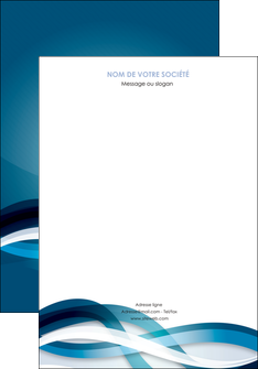 creer modele en ligne affiche web design bleu fond bleu couleurs froides MIDLU64686
