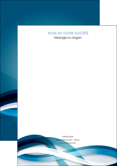 imprimer affiche web design bleu fond bleu couleurs froides MIDLU64688