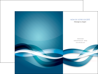 creation graphique en ligne pochette a rabat web design bleu fond bleu couleurs froides MIDLU64694