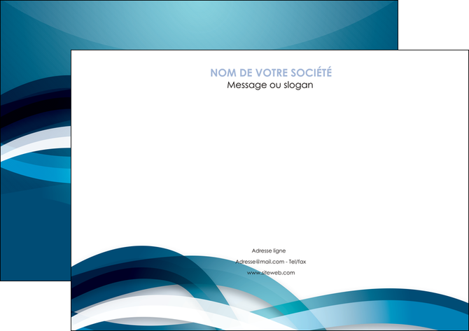 creer modele en ligne affiche web design bleu fond bleu couleurs froides MIDLU64702