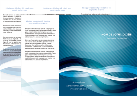 creer modele en ligne depliant 3 volets  6 pages  web design bleu fond bleu couleurs froides MIDLU64706