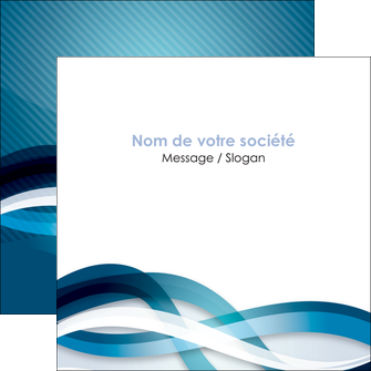 realiser flyers web design bleu fond bleu couleurs froides MIDLU64712