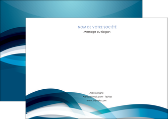 impression flyers web design bleu fond bleu couleurs froides MIDLU64714