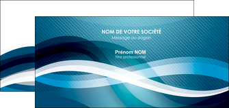 modele carte de correspondance web design bleu fond bleu couleurs froides MIDLU64718